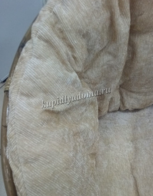 Кресло RJG-Bahama big (Ротанг №6, ткань Mulan 141)