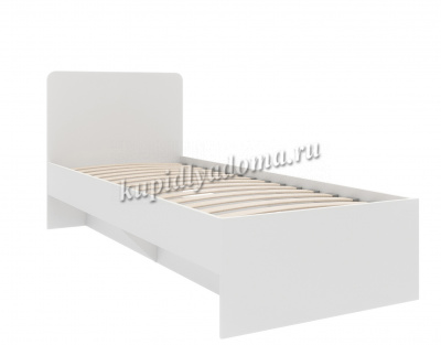 Кровать ВКДП 0.8 с ортопедическим основанием 332.01 исп.1 (Белый)